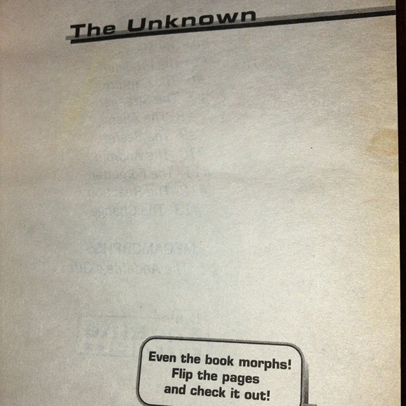 Vintage Animorphs children’s series- book #14 The Unknown - Picture 10 of 12